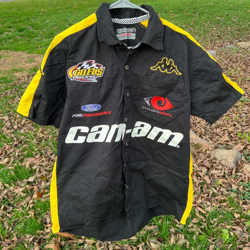 Can Am Nascar Snap Button Shirt